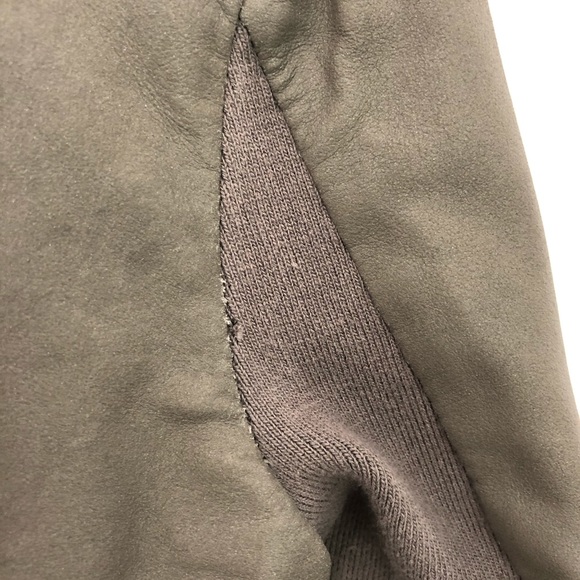 BCBG “Sienna” drape front leather jacket - Picture 11 of 12